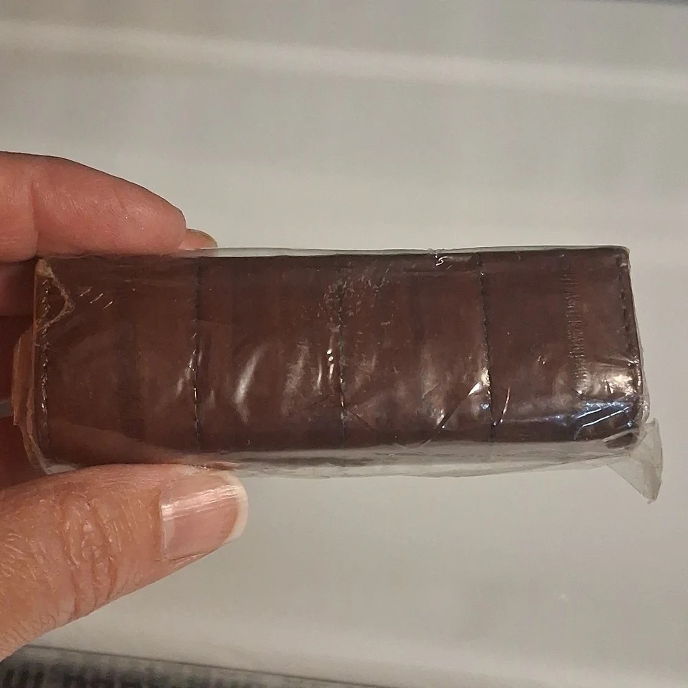 Vintage Eel Skin Lipstick Case Blue With mirror Brown